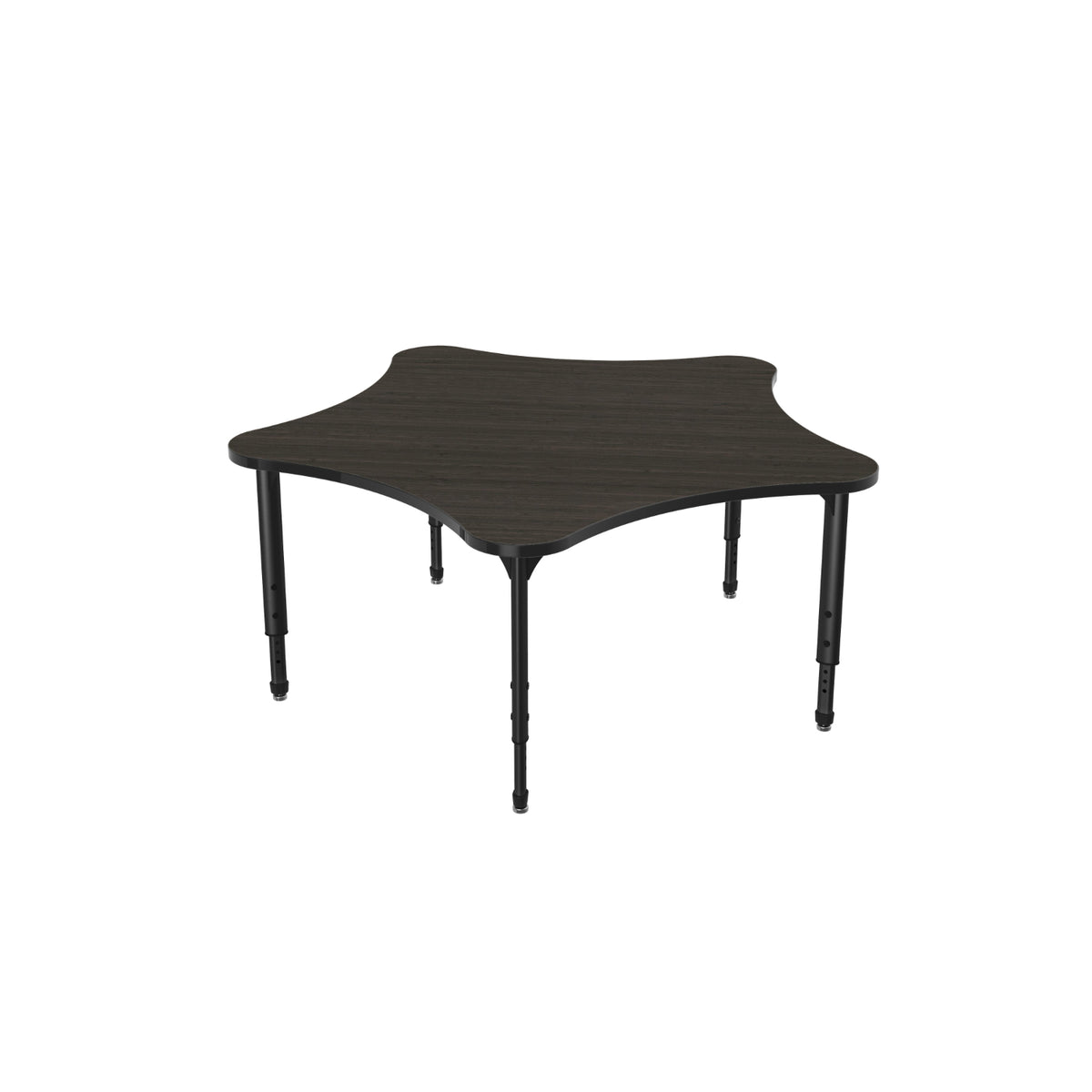 Apex Adjustable Height Collaborative Student Table, 60" 5 Star