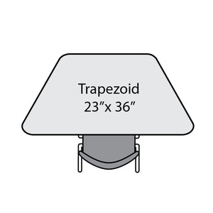 Apex White Dry Erase Classroom Desk and Chair Package, 20 Large Trapezoid Collaborative Student Desks with 20 Apex Stack Chairs