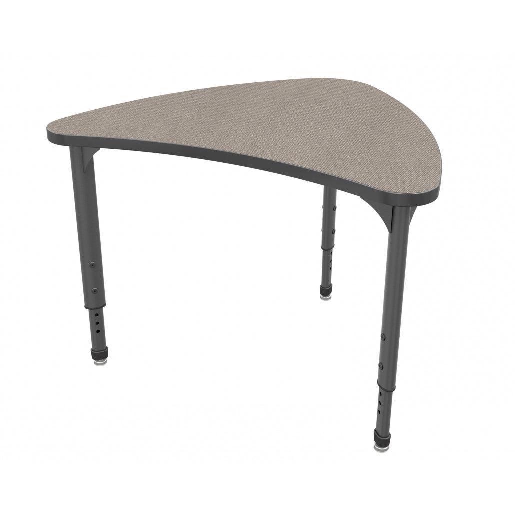 Apex Adjustable Height Collaborative Student Desk, 31" x 38" Large Chevron