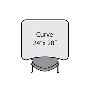 Apex Adjustable Height Collaborative Student Desk, 24" x 28" Curve