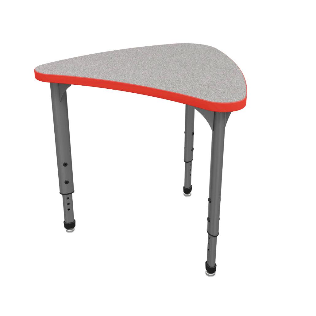Apex Adjustable Height Collaborative Student Desk, 25" x 30" Small Chevron