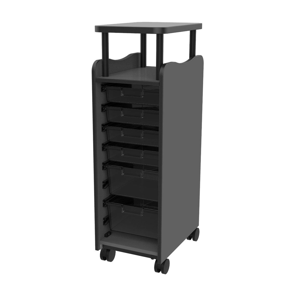 Horizon Makerspace Series Mobile Lectern Cart