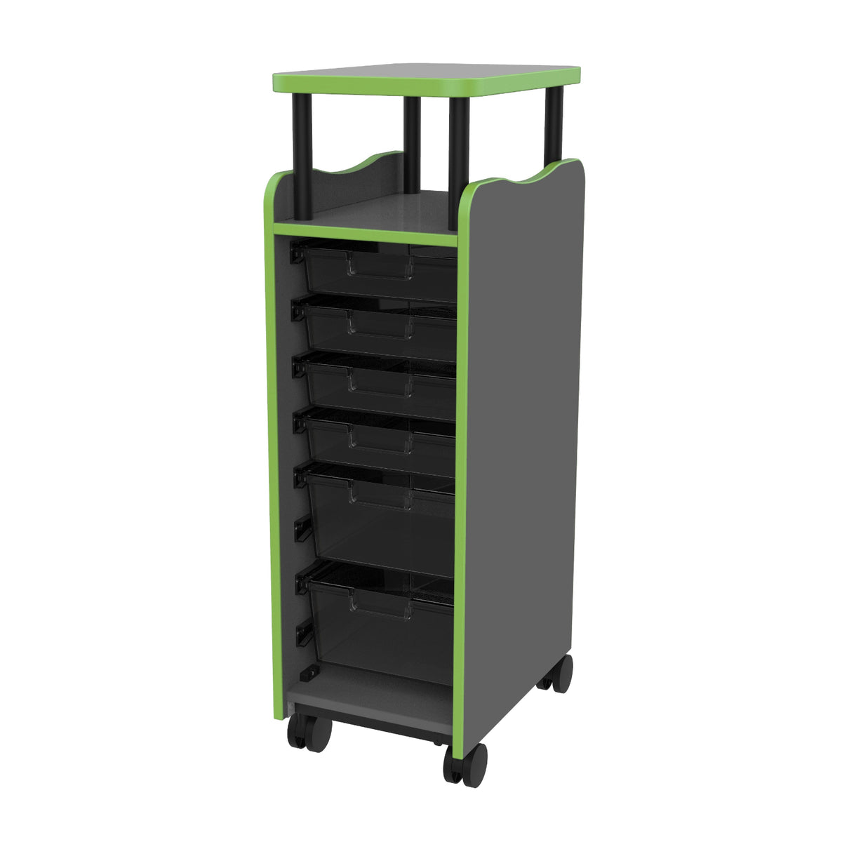 Horizon Makerspace Series Mobile Lectern Cart
