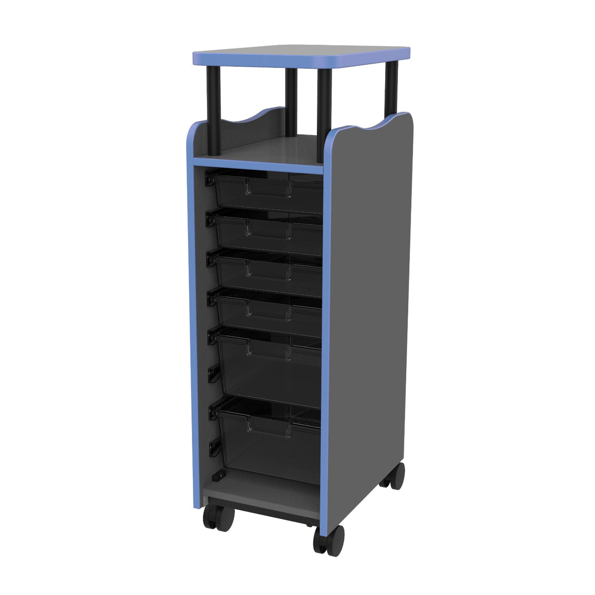 Horizon Makerspace Series Mobile Lectern Cart