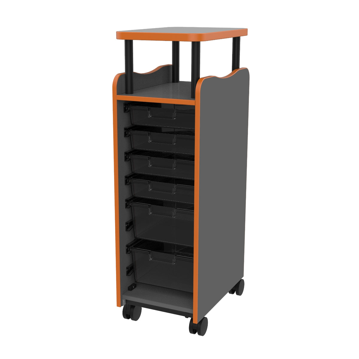 Horizon Makerspace Series Mobile Lectern Cart