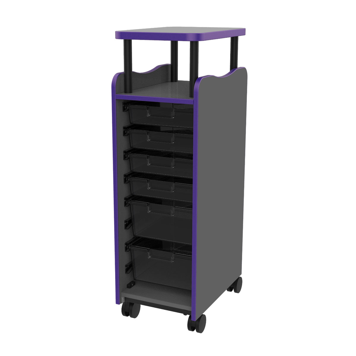 Horizon Makerspace Series Mobile Lectern Cart