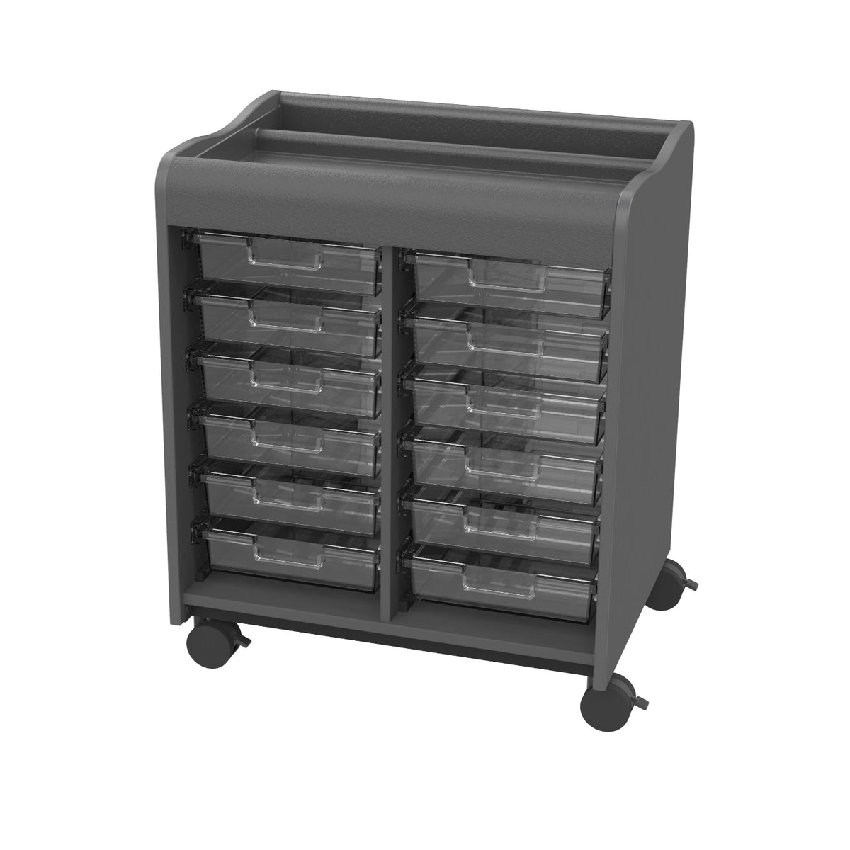 Horizon Makerspace Series 12-Tray Mobile Storage Cart