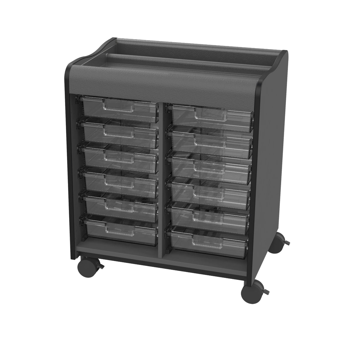 Horizon Makerspace Series 12-Tray Mobile Storage Cart