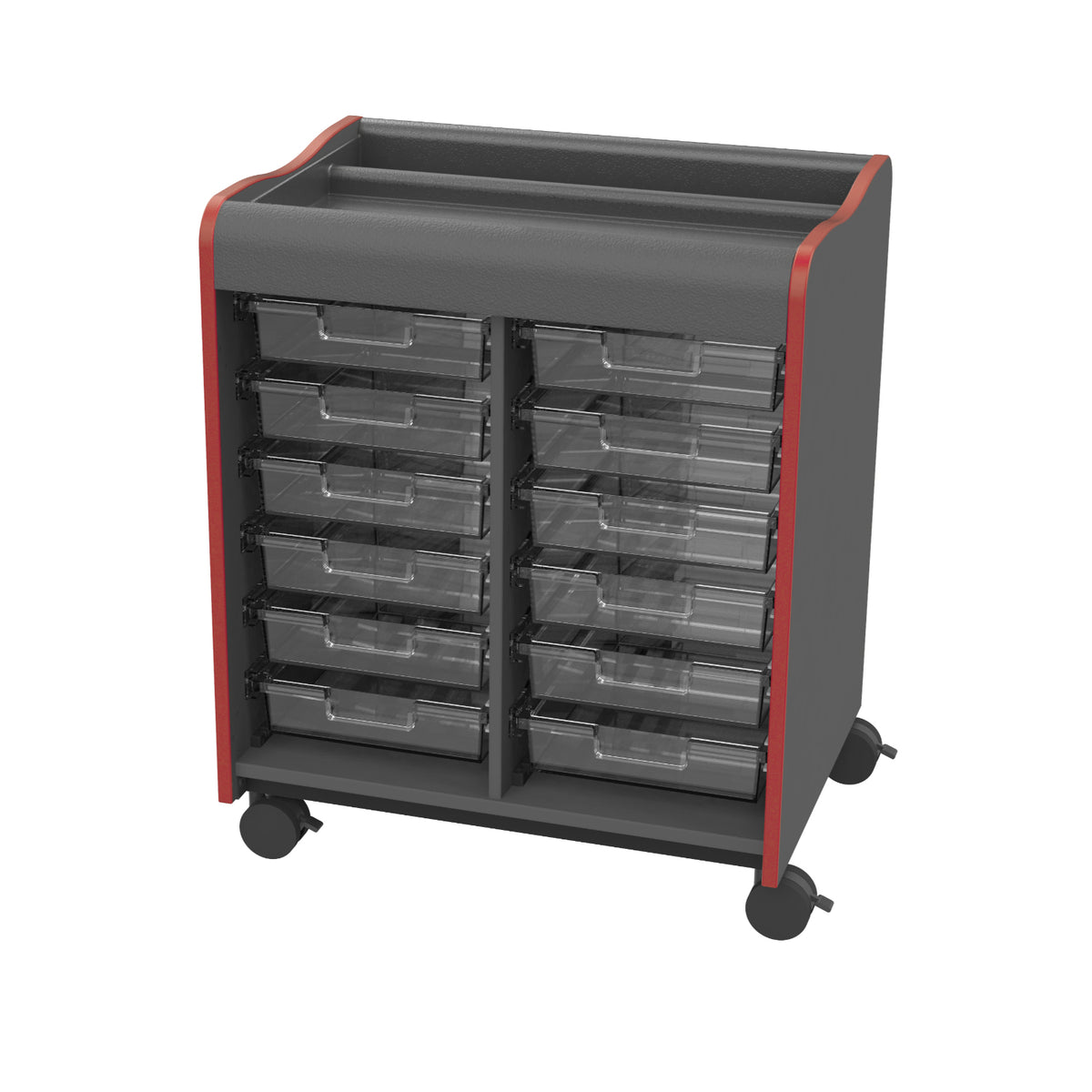 Horizon Makerspace Series 12-Tray Mobile Storage Cart