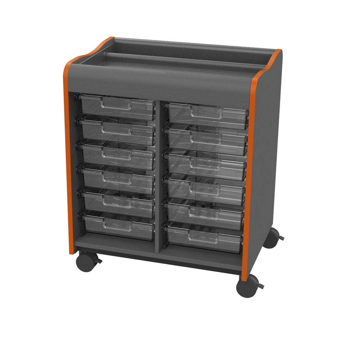 Horizon Makerspace Series 12-Tray Mobile Storage Cart