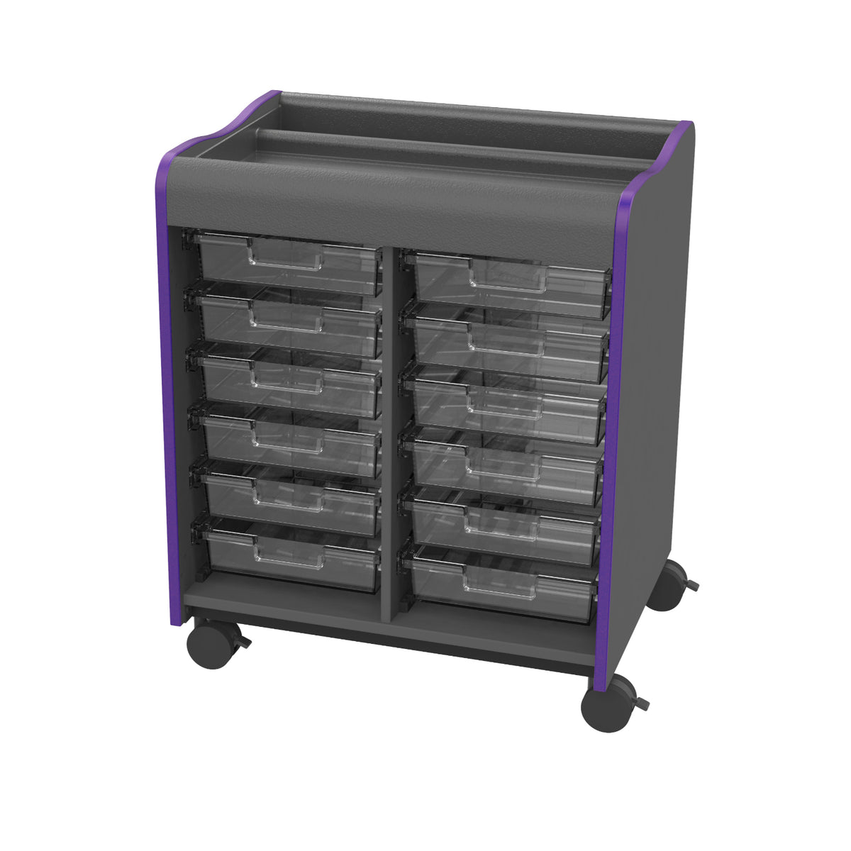 Horizon Makerspace Series 12-Tray Mobile Storage Cart