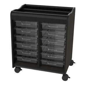 Horizon Makerspace Series 12-Tray Mobile Storage Cart