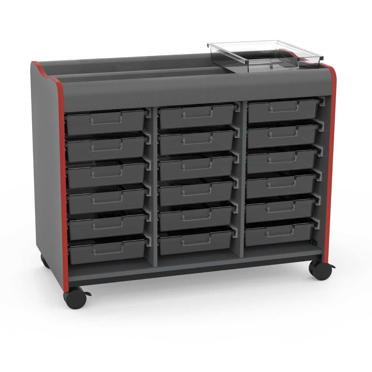 Horizon Makerspace Series 18-Tray Mobile Storage Cart