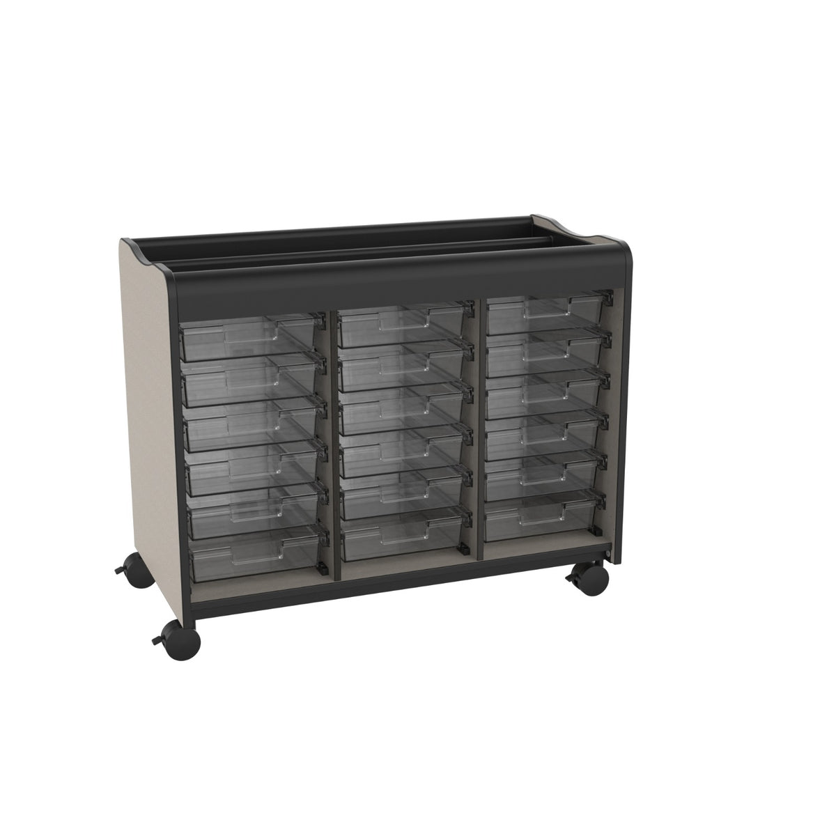 Horizon Makerspace Series 18-Tray Mobile Storage Cart