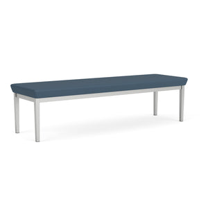 Lenox Steel Collection Reception Seating, 3 Seat Bench, Healthcare Vinyl Upholstery, FREE SHIPPING