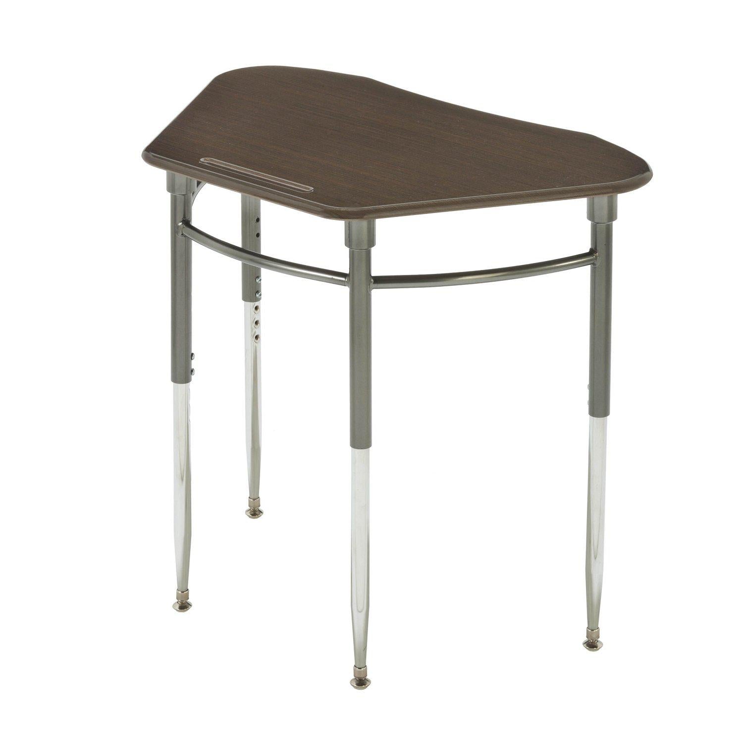 Kaleidoscope Collaborative Learning Adjustable Height Trapezoid 6 Desk with Solid Plastic Top