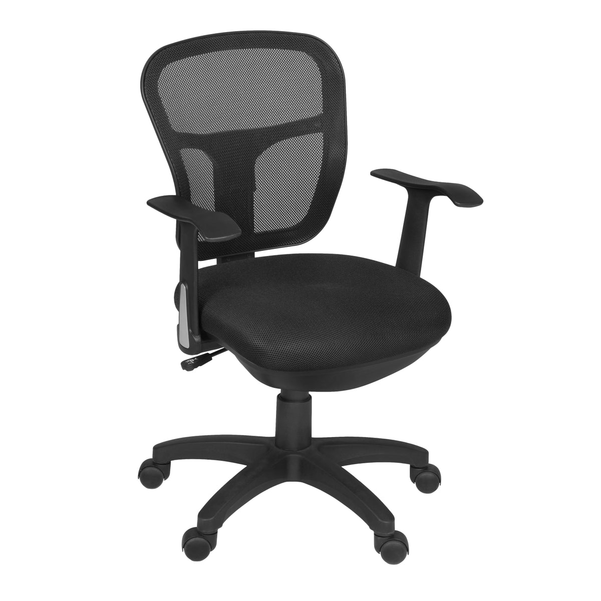 Harrison Mesh Back Swivel Task Chair with Curved Armrests