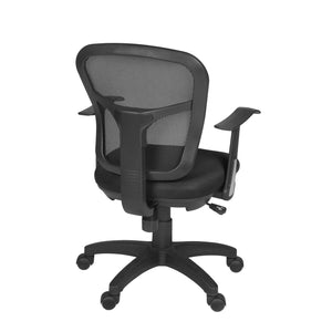Harrison Mesh Back Swivel Task Chair with Curved Armrests