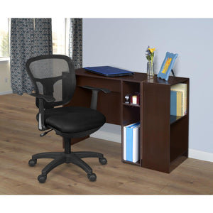 Harrison Mesh Back Swivel Task Chair with Curved Armrests