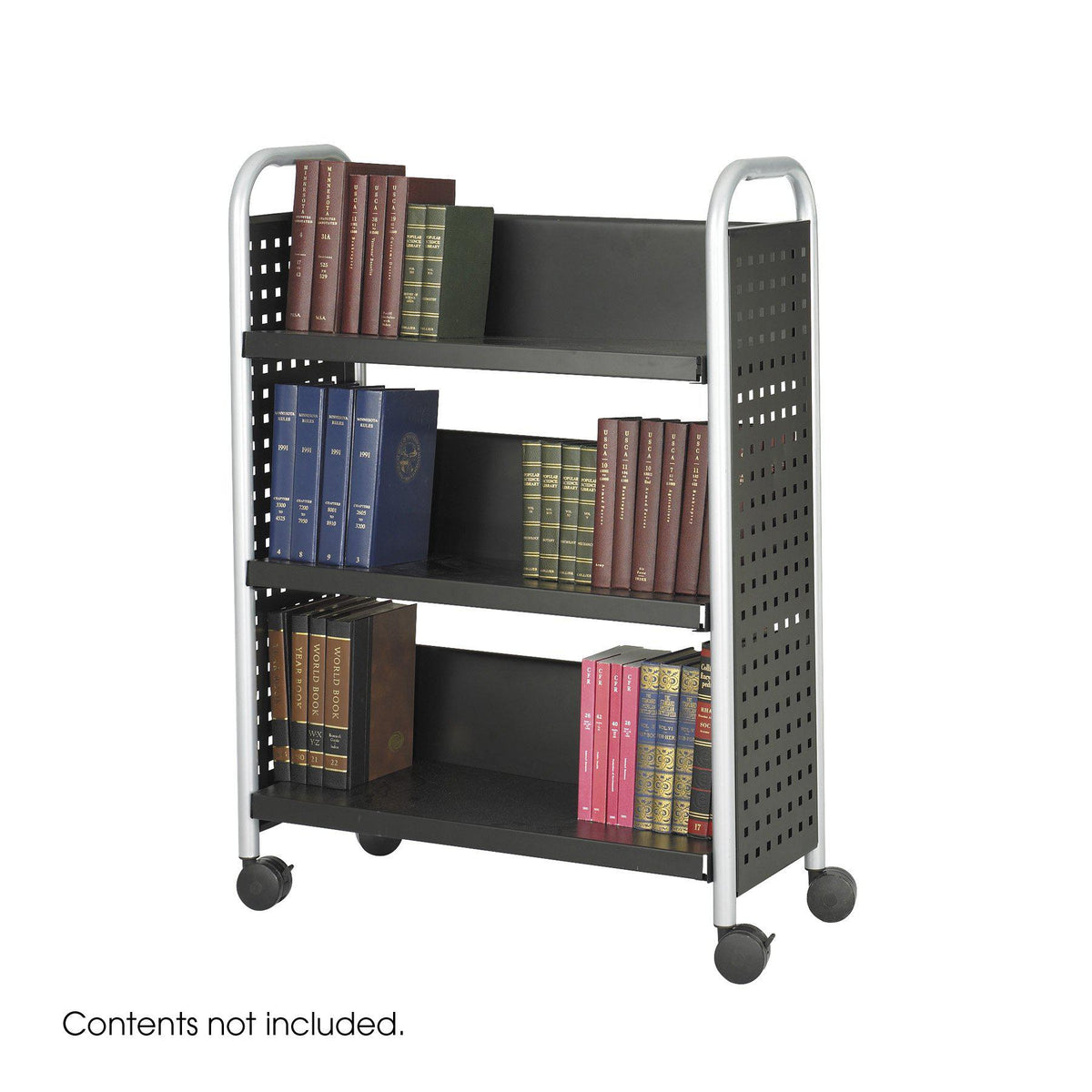 Scoot™ Book Cart, Single-Sided, 3-Shelf, FREE SHIPPING