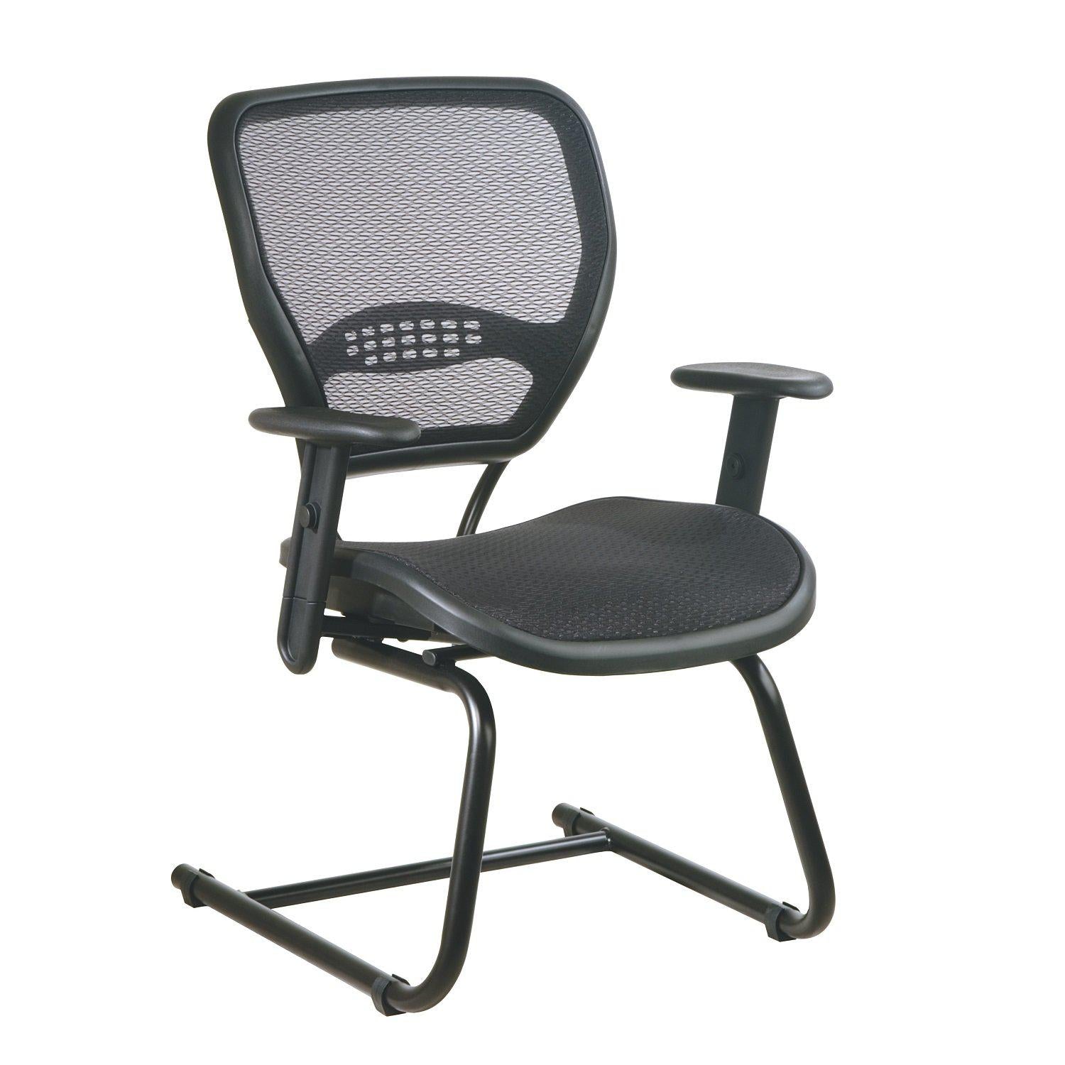 Dark Air Grid® Deluxe Visitor’s Chair