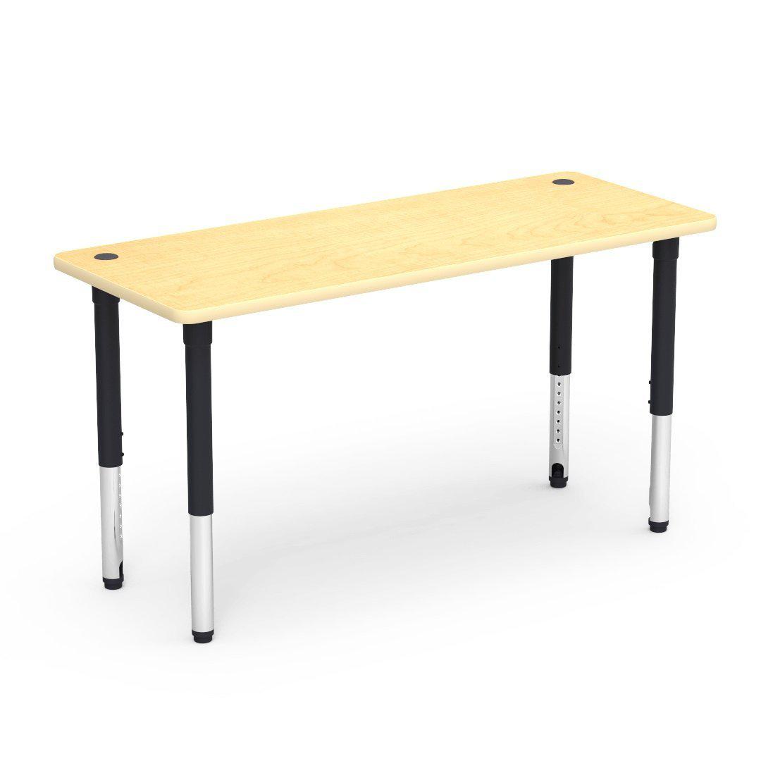 Aero Activity Table, 60 x 66 Horseshoe, Oval Adjustable Height Legs -  NextGen Furniture, Inc.