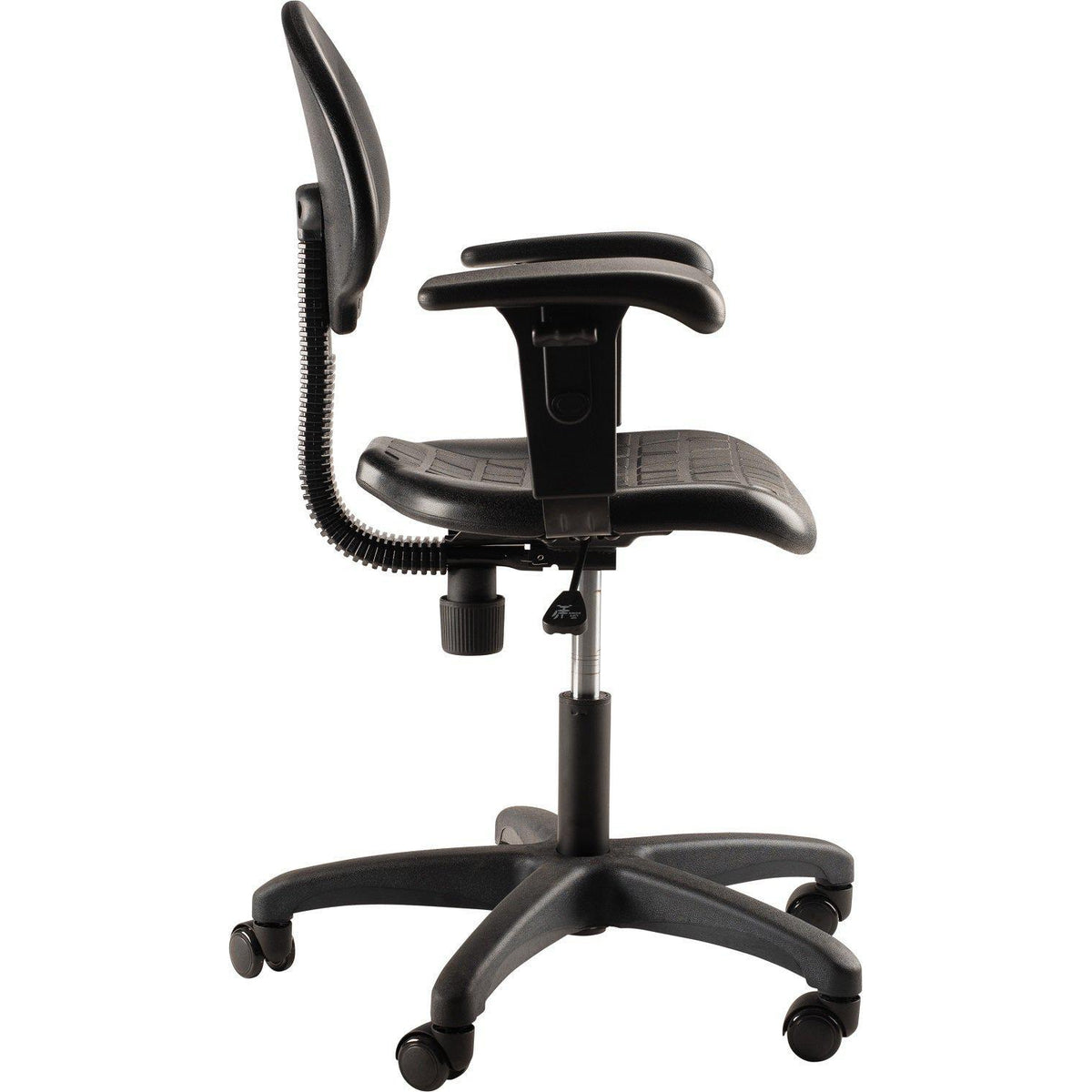 Kangaroo Polyurethane Task Chair with Adjustable Arms, Desk Height