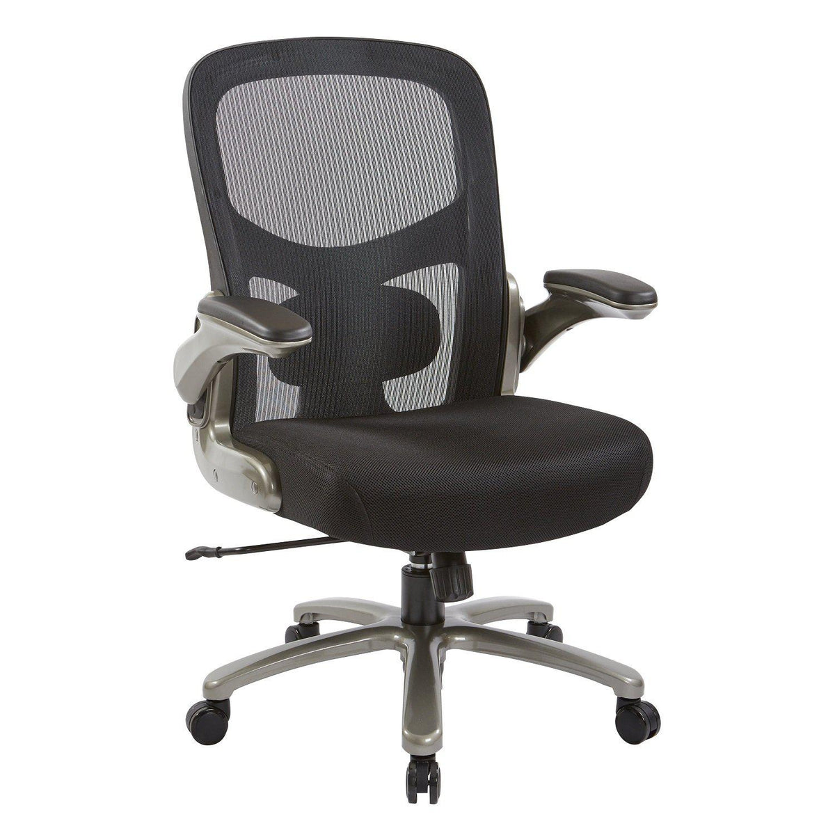Big and Tall Mesh Back Black Mesh Seat Executive Chair