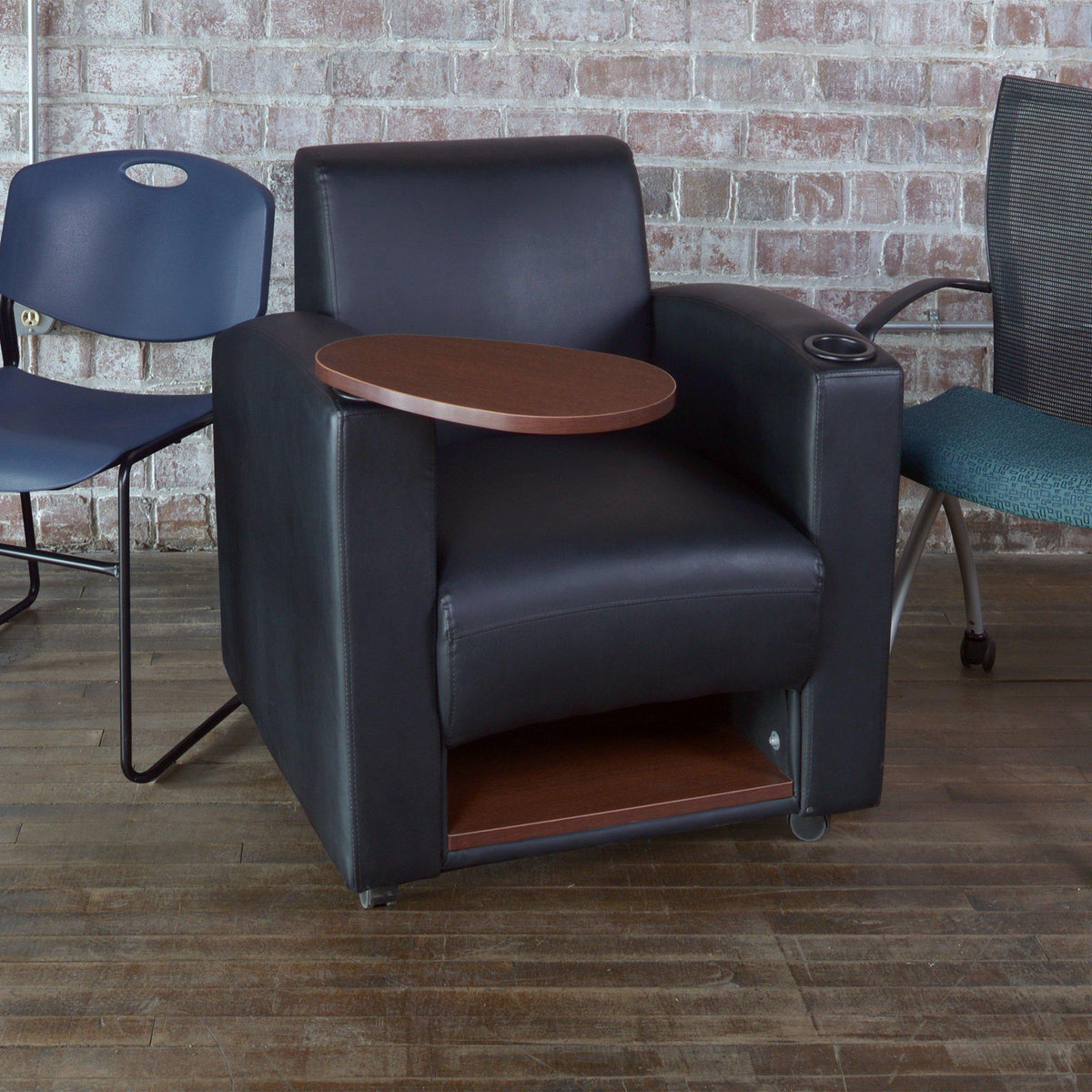 Nova Tablet Arm Chair with Storage