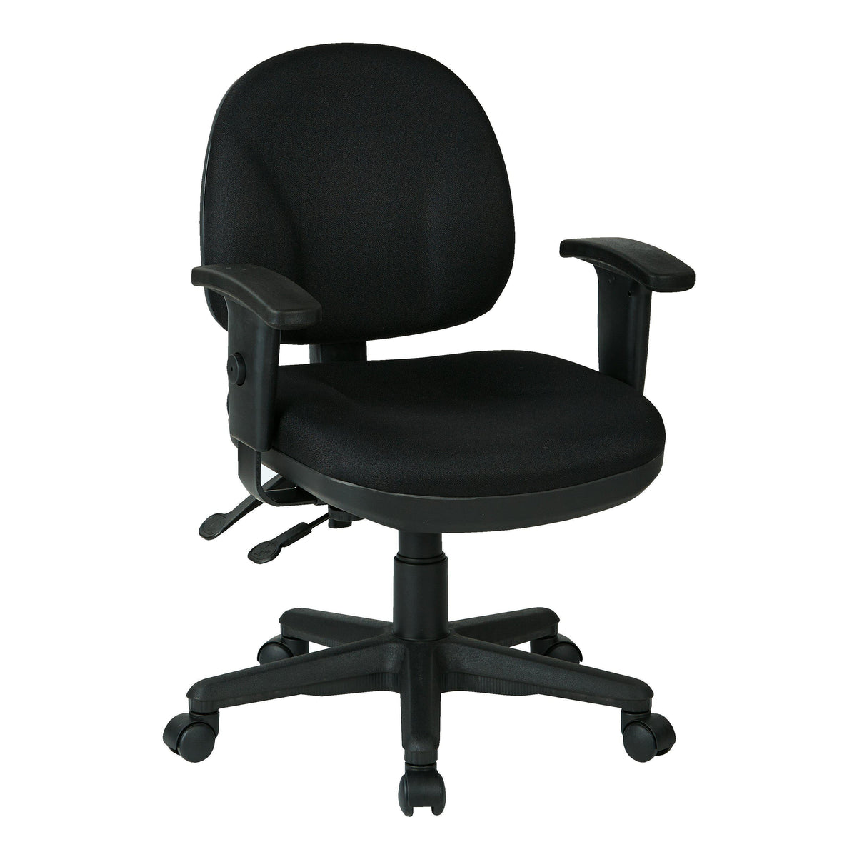 Sculptured Ergonomic Manager's Chair with Adjustable Arms