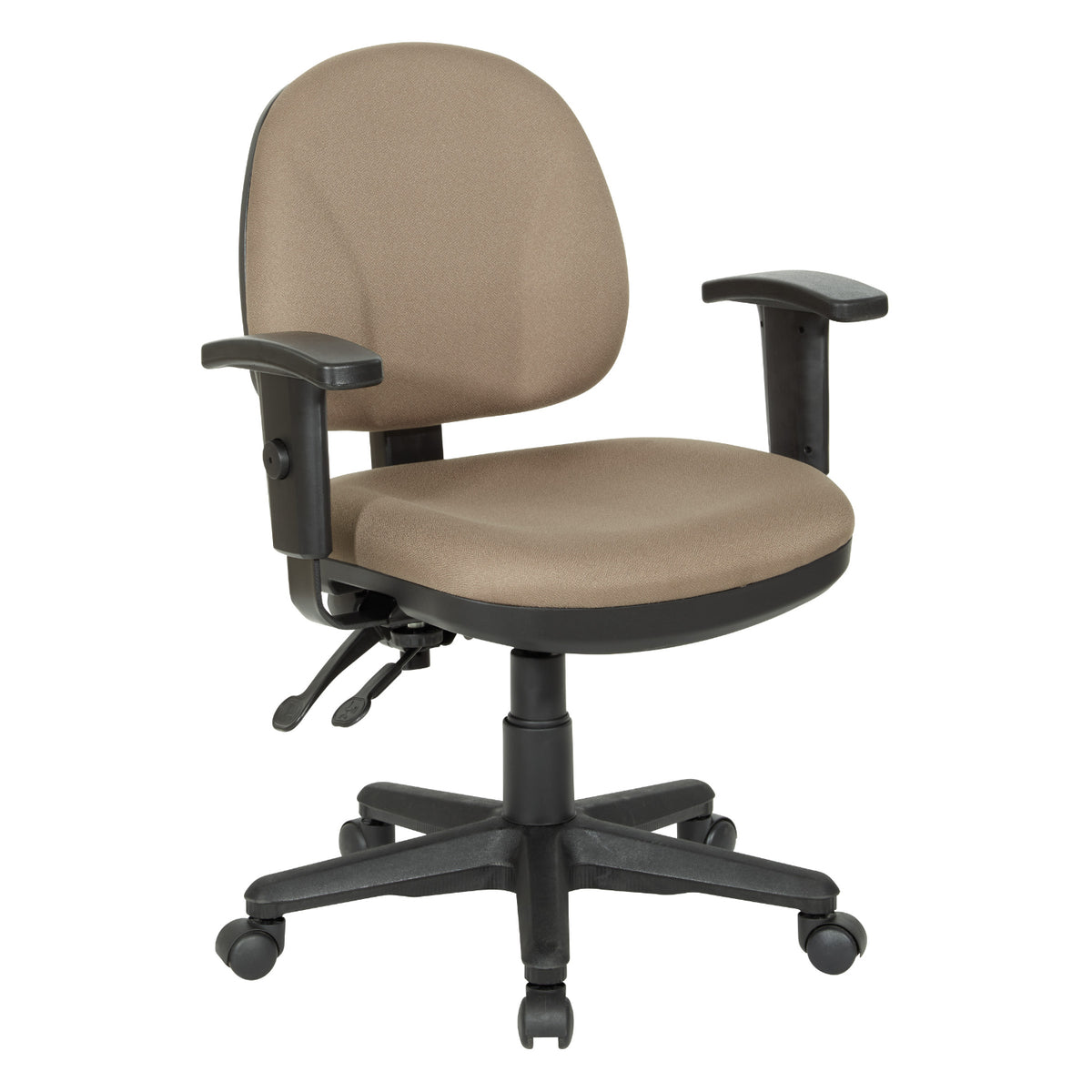 Sculptured Ergonomic Manager's Chair with Adjustable Arms
