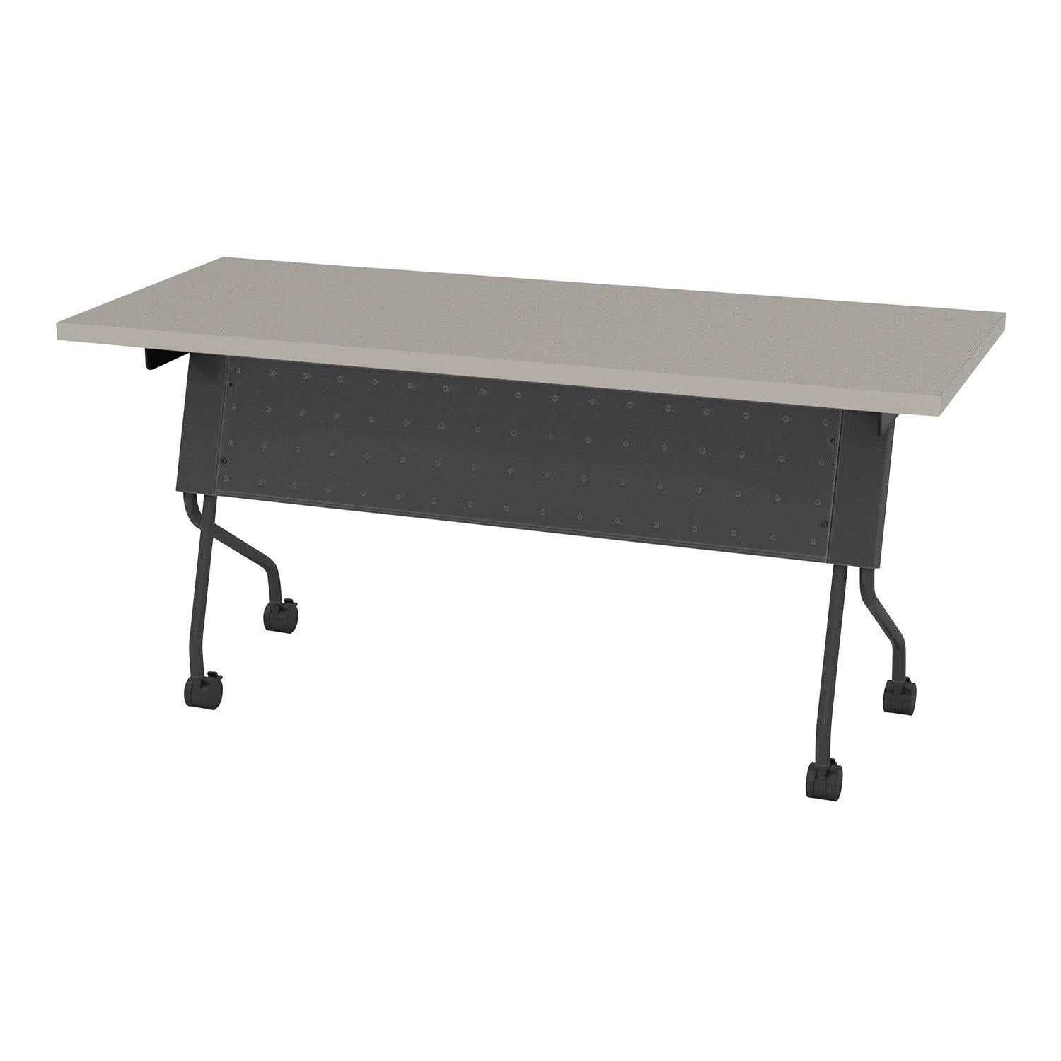 Folding/Nesting Mobile Training Tables, Rectangular, 60" x 18" x 29.5" H