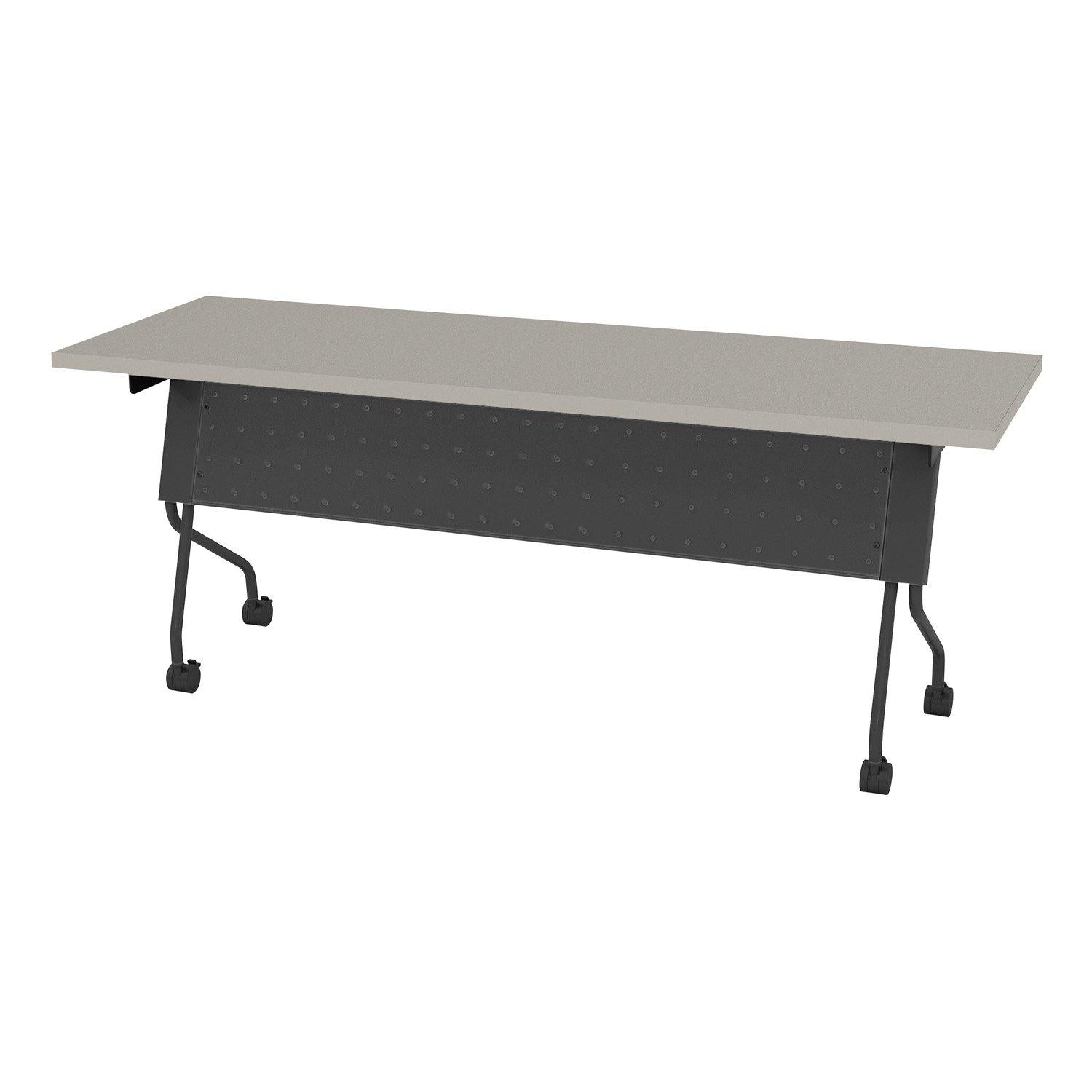 Folding/Nesting Mobile Training Tables, Rectangular, 72" x 18" x 29.5" H