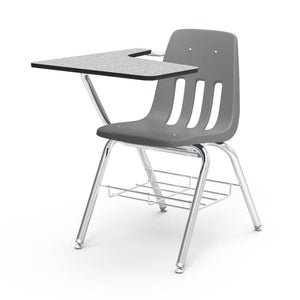 9000 Series Chair Desk with Tablet Arm Top-Desks-Graphite-Grey Nebula-