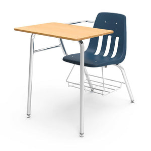 9000 Series Combo Unit with 18" x 24" Top-Desks-Navy-Fusion Maple-
