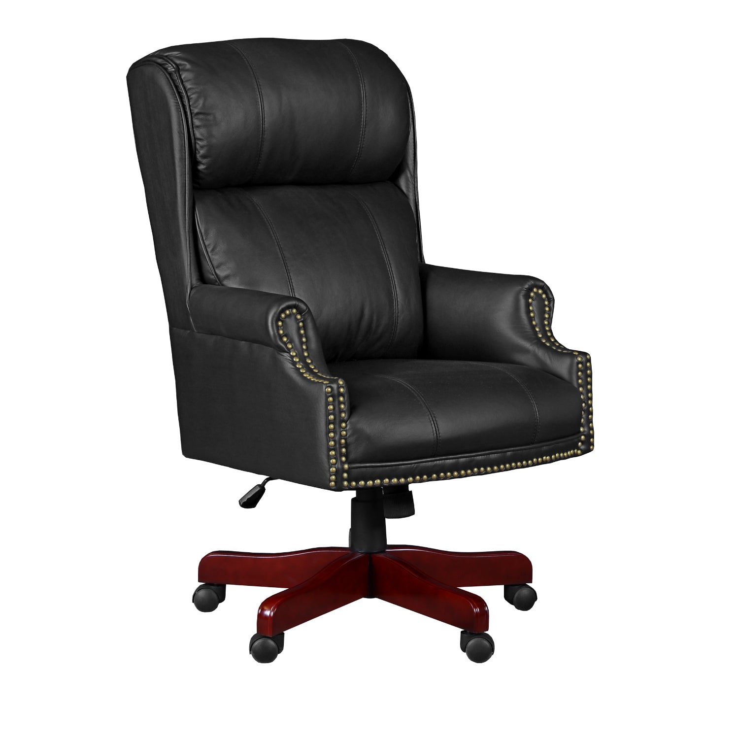 Barrington Traditional Plush Leather Executive Swivel Chair