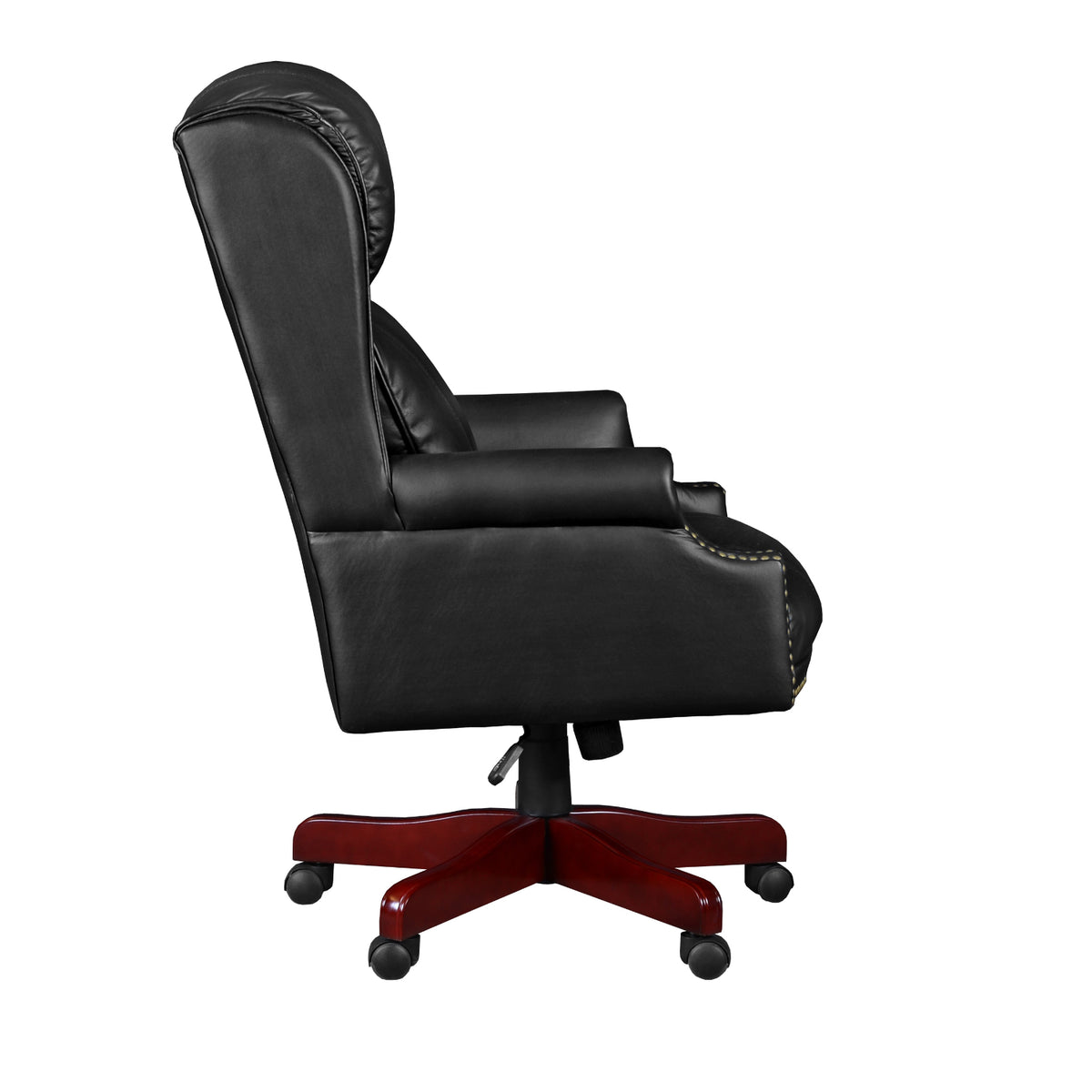 Barrington Traditional Plush Leather Executive Swivel Chair
