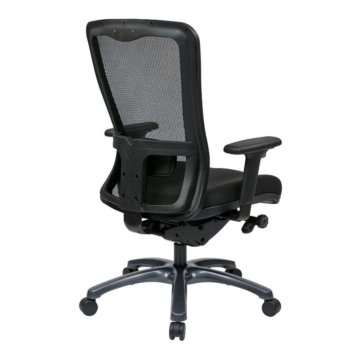 ProGrid® High Back Managers Chair with Coal Free Flex Fabric Seat, 3-Way Adjustable Arms and Seat Slider