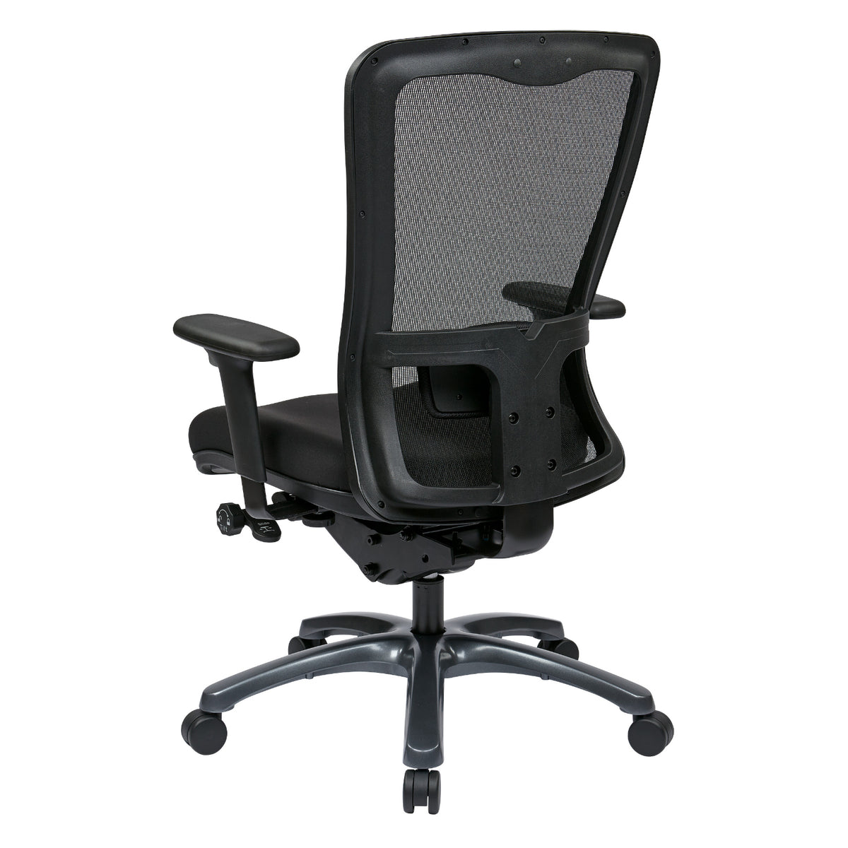 ProGrid® High Back Managers Chair with Coal Free Flex Fabric Seat, 3-Way Adjustable Arms and Seat Slider