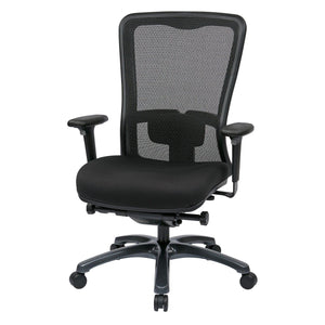 ProGrid® High Back Managers Chair with Coal Free Flex Fabric Seat, 3-Way Adjustable Arms and Seat Slider