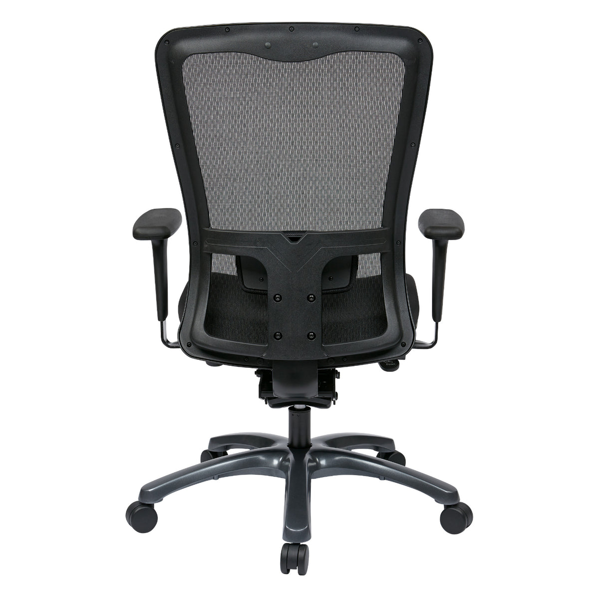 ProGrid® High Back Managers Chair with Coal Free Flex Fabric Seat, 3-Way Adjustable Arms and Seat Slider