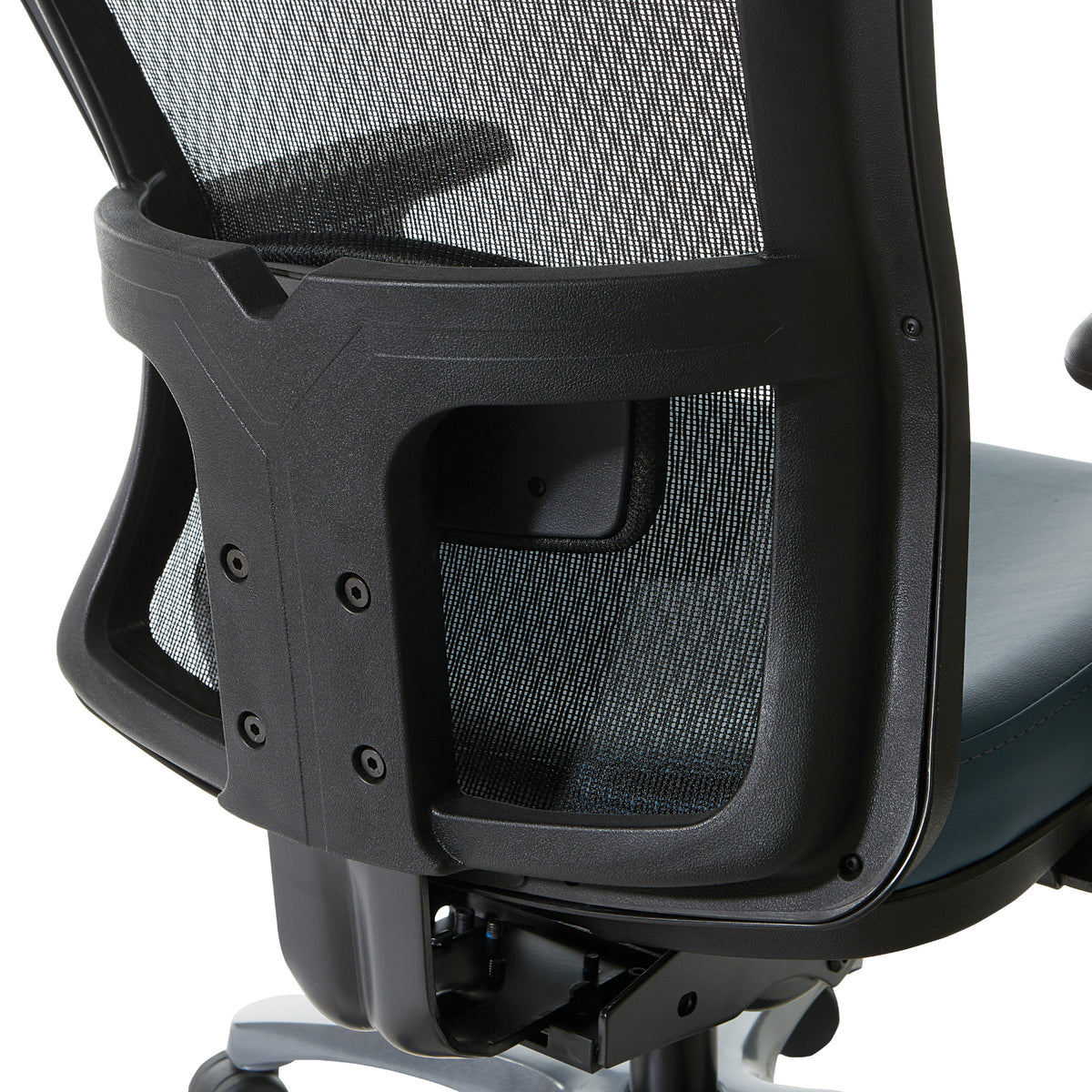 ProGrid® High Back Managers Chair with Antimicrobial Vinyl Seat, 3-Way Adjustable Arms and Seat Slider