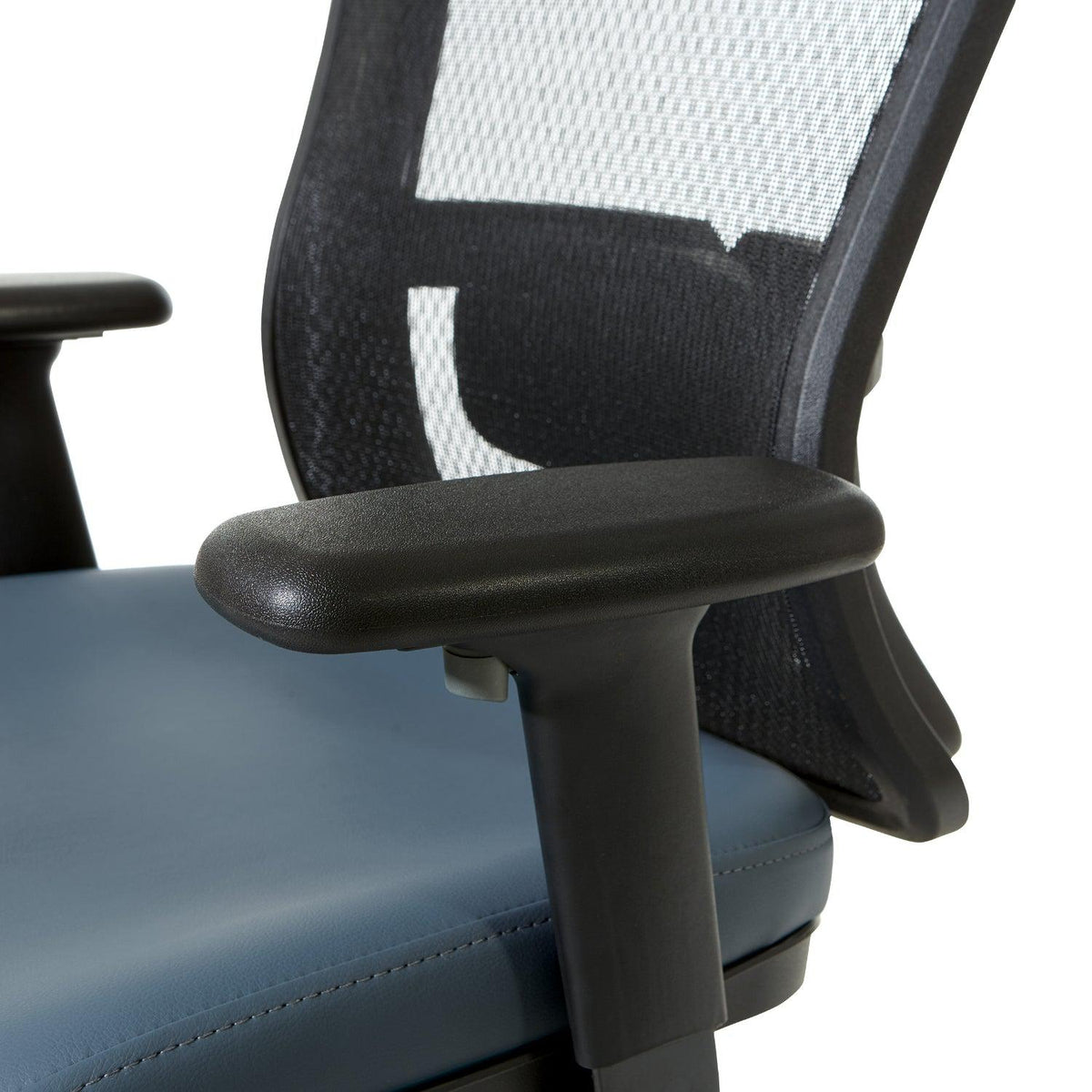 ProGrid® High Back Managers Chair with Antimicrobial Vinyl Seat, 3-Way Adjustable Arms and Seat Slider