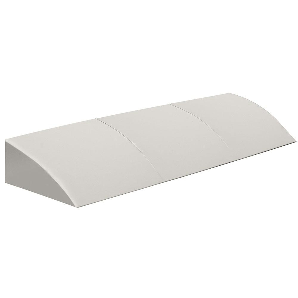 Sloping Hood for 3-Wide ABS Plastic Lockers, Dark Gray