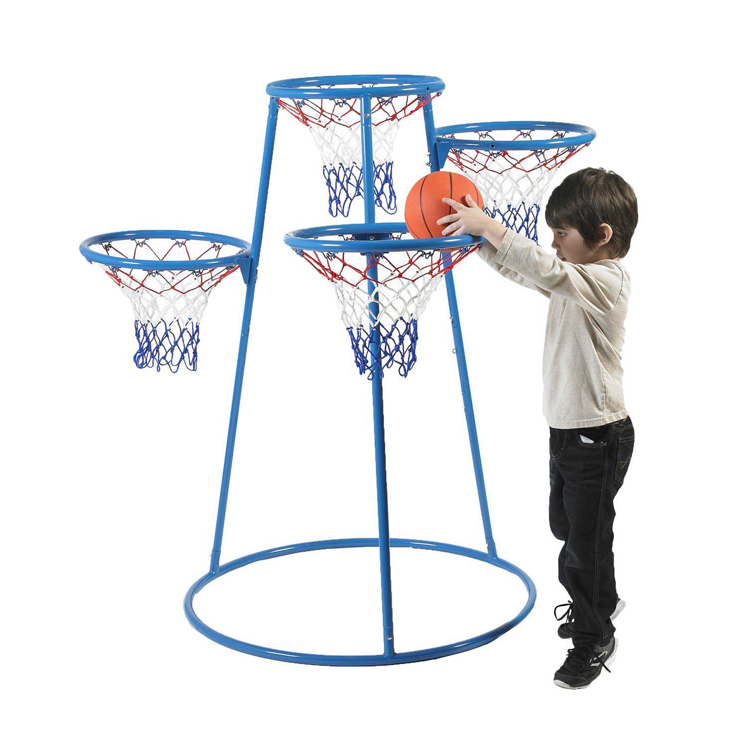 4-Ring Basketball Stand with Storage Bag
