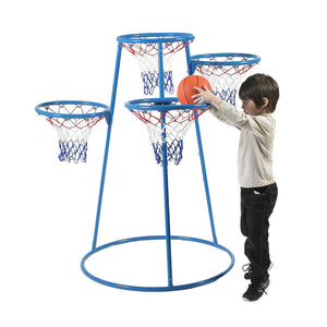 4-Ring Basketball Stand with Storage Bag