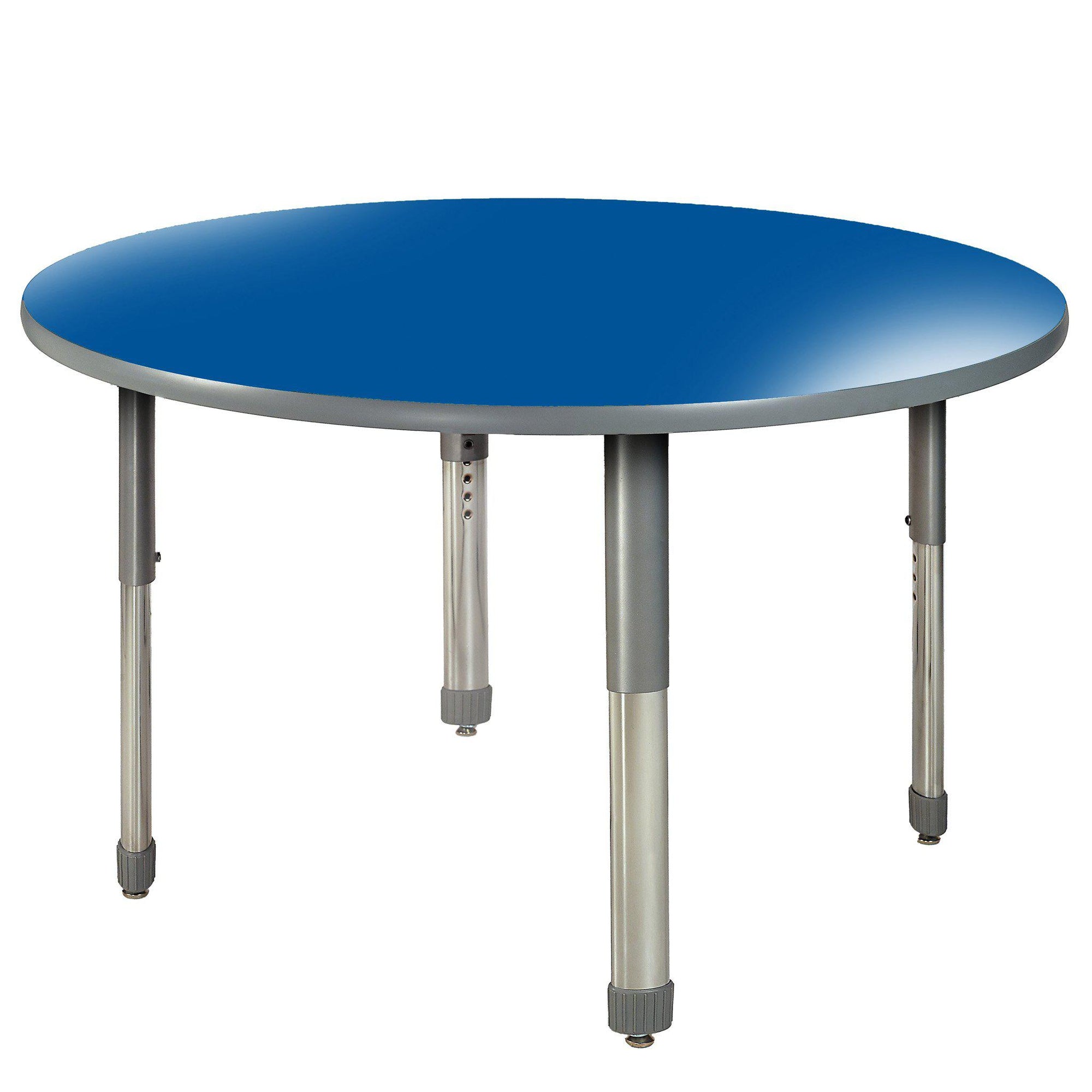 Aero Activity Table, 48" Circle, Oval Adjustable Height Legs