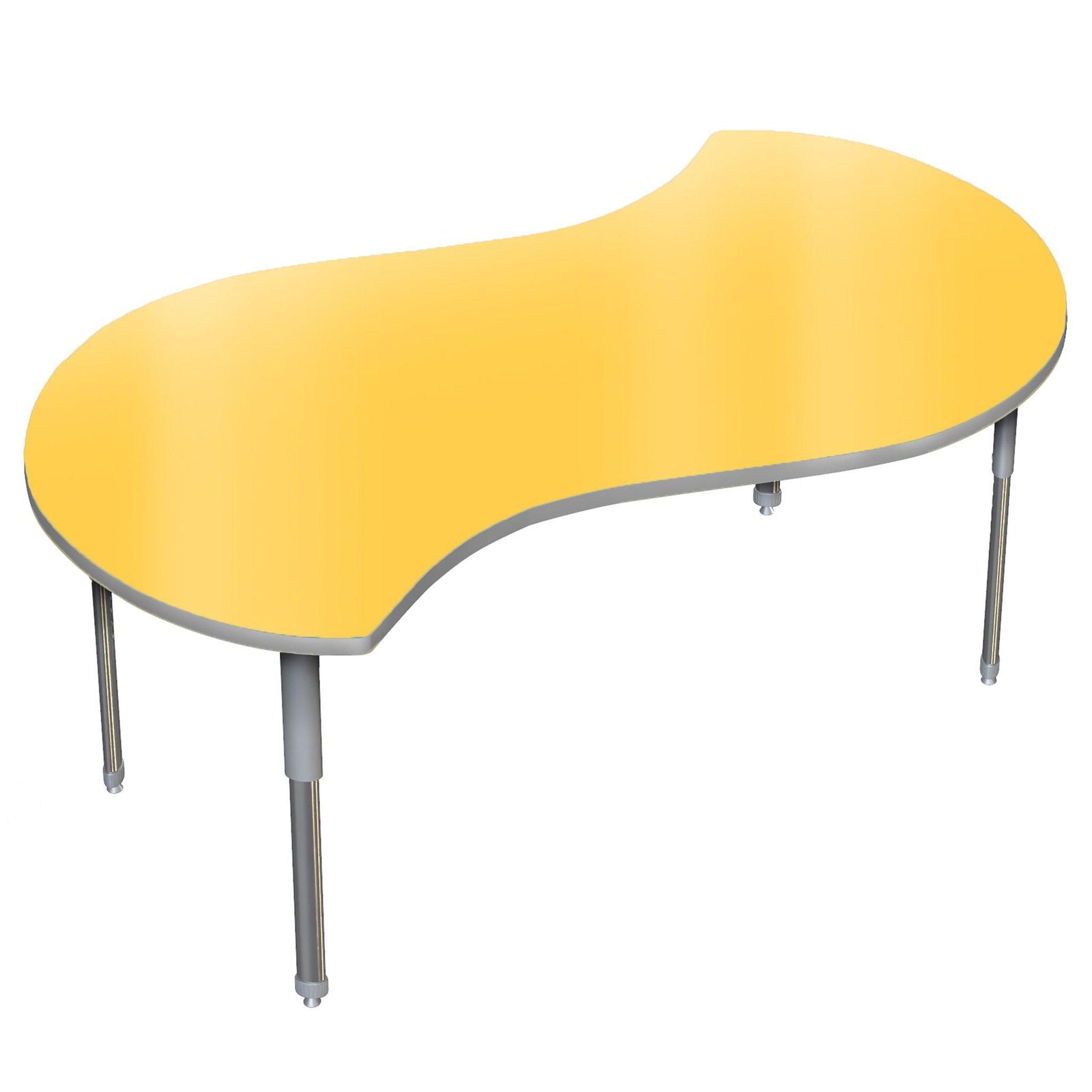 Aero Activity Table, 42" x 72" Doodle, Oval Adjustable Height Legs