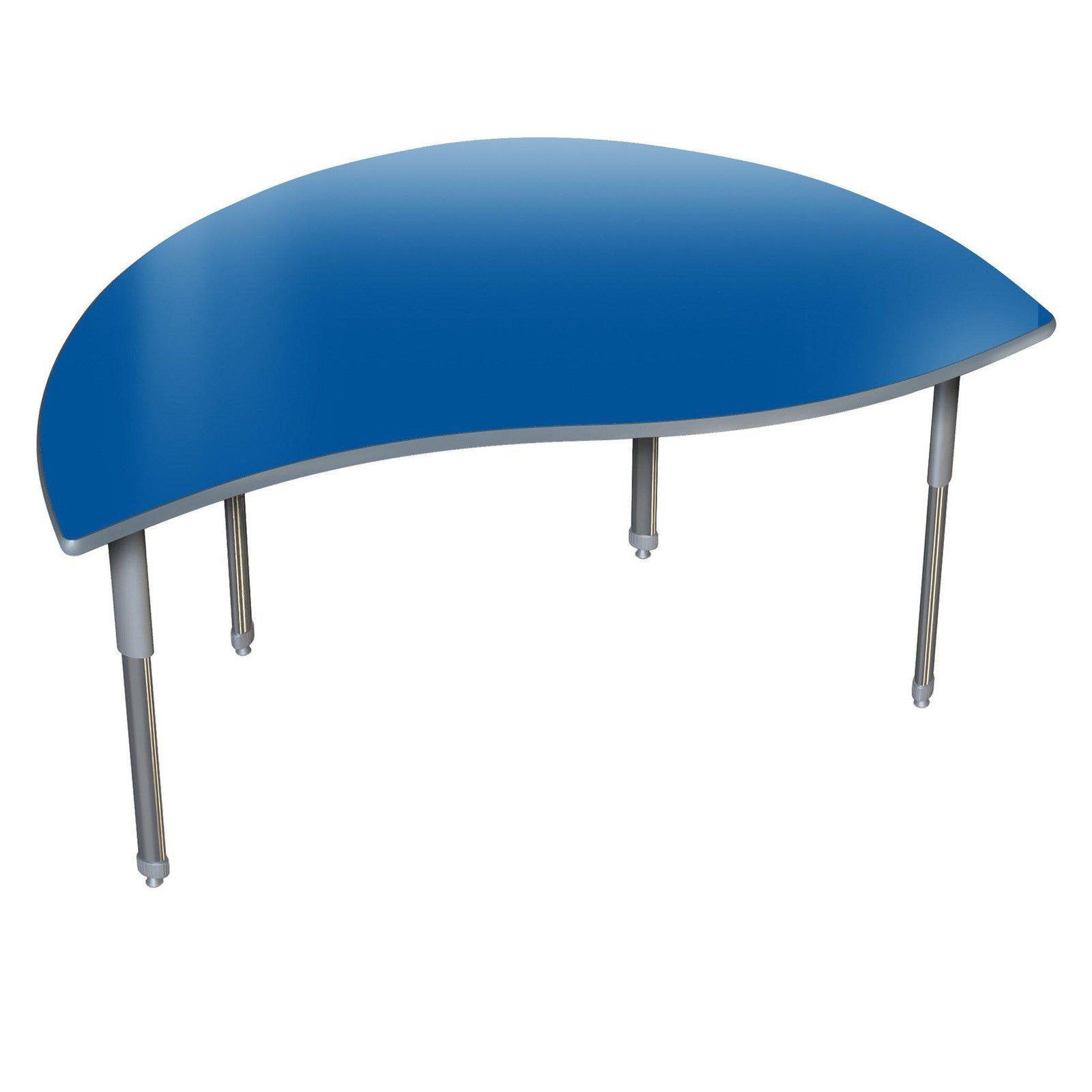 Aero Activity Table, 30" x 60" Merge, Oval Adjustable Height Legs