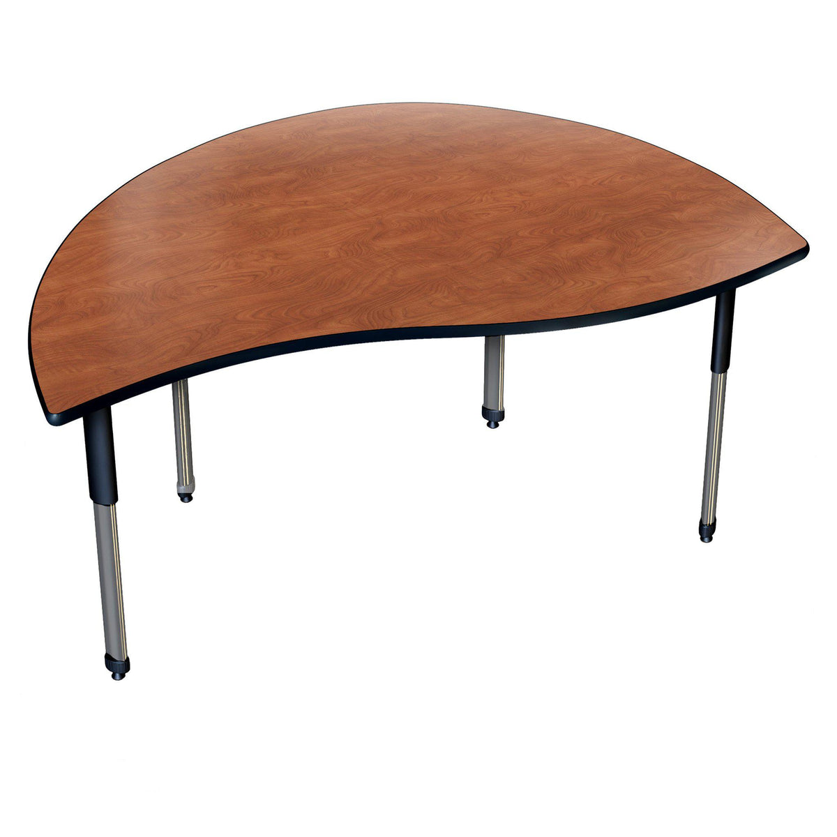 Aero Activity Table, 30" x 48" Merge, Oval Adjustable Height Legs